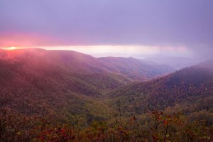 doughton park, sunrise, North Carolina