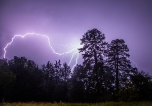 lightning, Greensboro, nc, night, storm