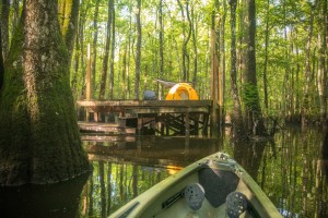 camping, kayak, paddling, platform, North Carolina